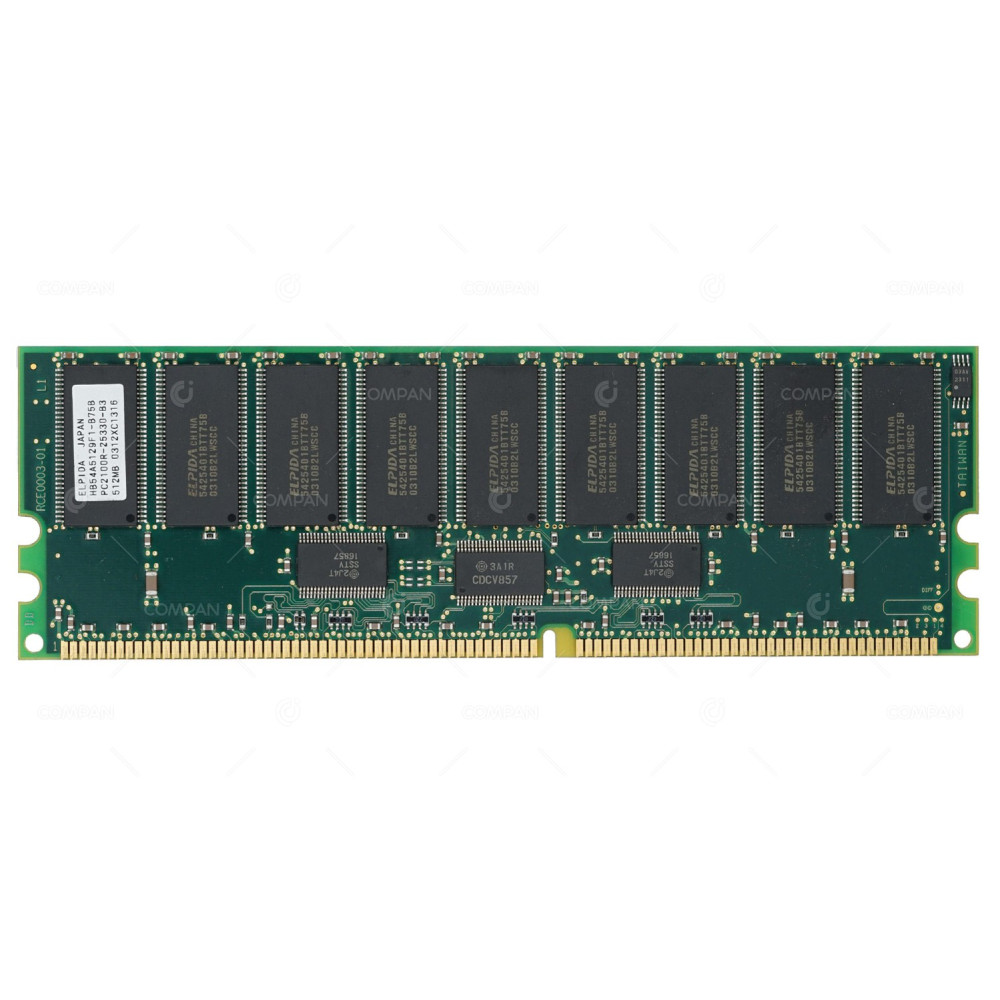 HB54A5129F1-B75B ELPIDA 512MB DDR1 133MHZ SDRAM  REGISTERED MEMORY -